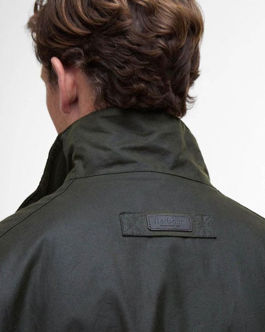 Barbour Black Sander Wax Jacket Size: L for men