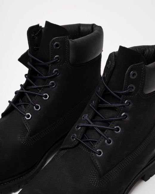Timberland Black Premium 6 Inch Waterproof Boots for men