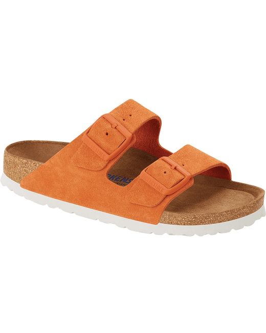 Birkenstock Arizona Soft Footbed Vl Sandals in Orange Lyst