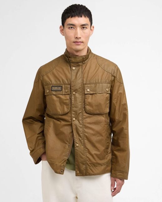 Barbour Brown Merton Wax Jacket for men