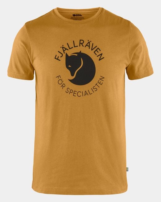 Fjallraven Yellow Fox T-Shirt for men