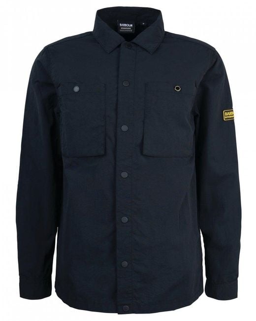 Barbour Blue Cadwell Overshirt for men