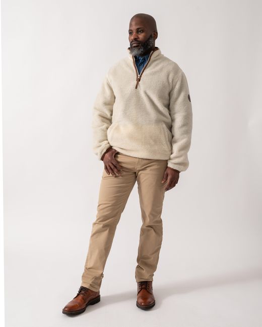 Gant Natural Half Zip Fleece for men