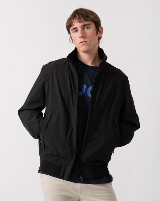 Boss Black Olik Water-Repellent Softshell Jacket With Detachable Sleeves for men
