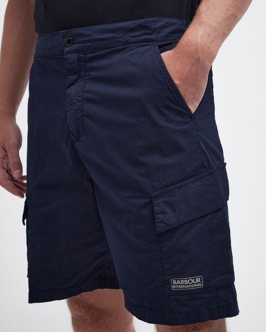 Barbour Blue Parson Shorts for men