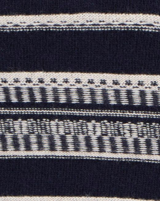 Barbour Blue Kepwick Half Zip Jumper for men