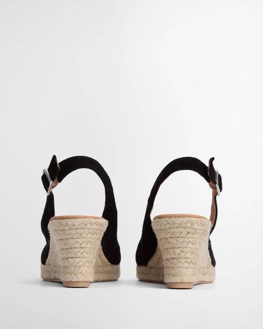 Barbour Natural Hazel Suede Espadrilles