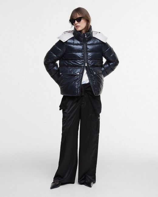 Barbour Blue Della Puffer Jacket