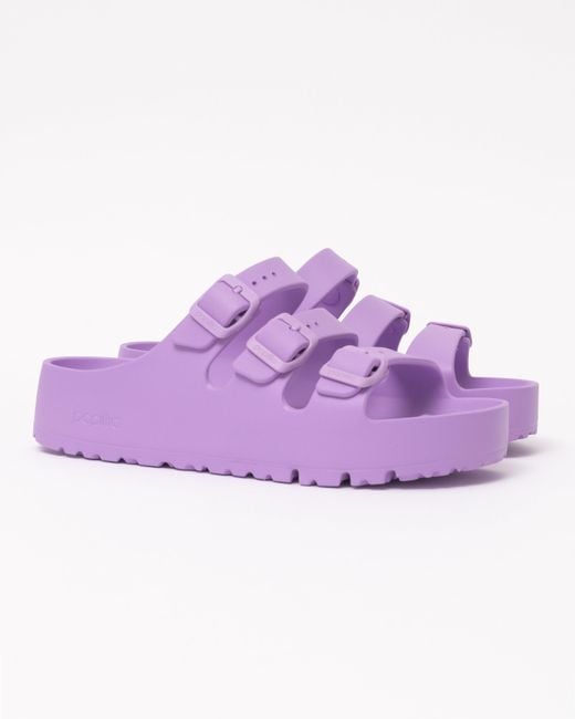 Birkenstock Purple Papillio Florida Eva Platform Sandals