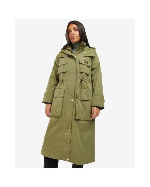 Barbour Thruxton Waterproof Jacket in Green Lyst