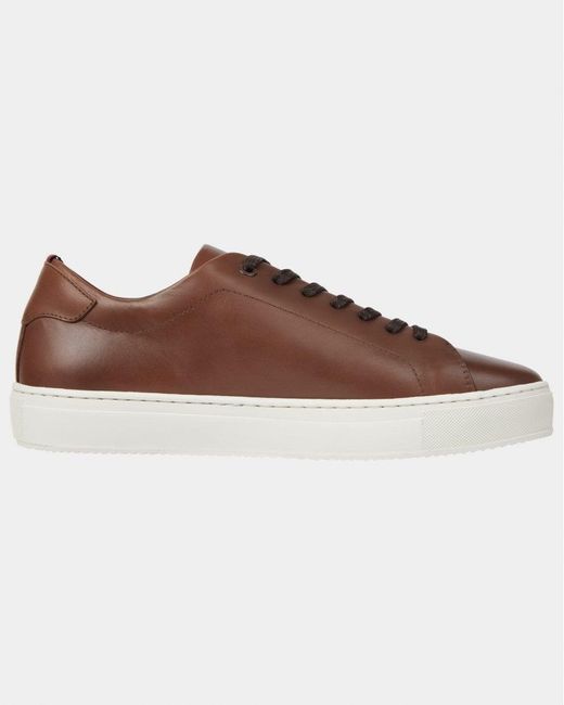 Tommy Hilfiger Brown Premium Heritage Cupsole Trainers for men