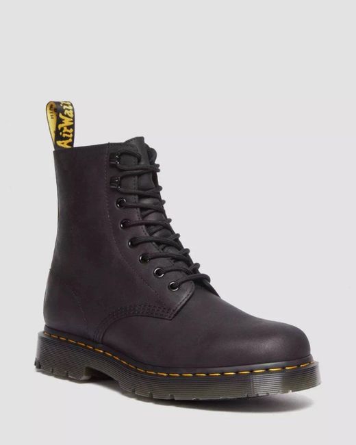 Dr. Martens Black 1460 Pascal Outlaw Fleece Lined Wintergrip Boots