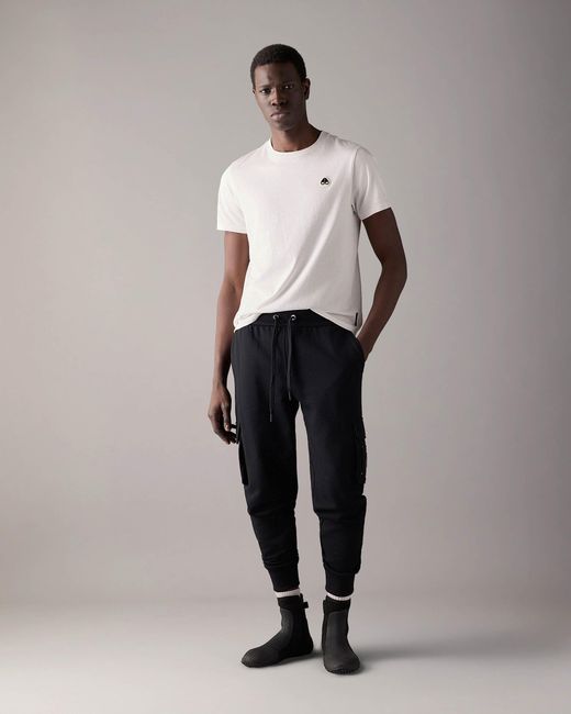Moose Knuckles Black Hartsfield Joggers for men