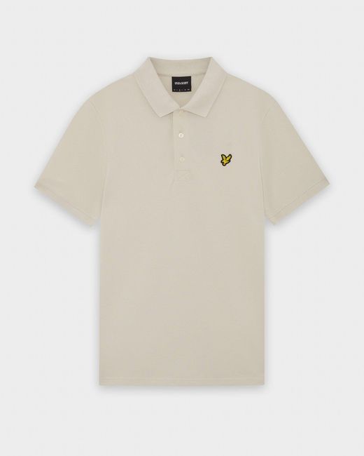 Lyle & Scott Natural Cotton Polo Shirt for men