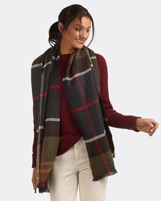 Barbour Blue Blair Tartan Scarf