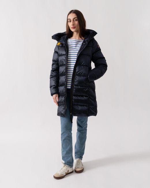 Parajumpers Blue Marion Hooded Down Jacket