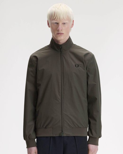 Fred Perry Gray Brentham Jacket for men