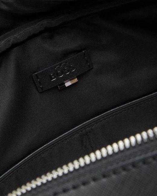 Boss Blue Zair Document Case With Foil-Print Logo for men