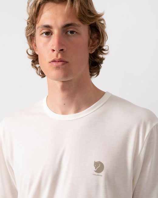 Fjallraven White High Coast Short Sleeve Top for men