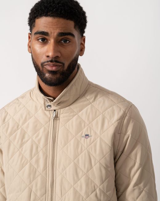 Gant Natural Quilted Windcheater Jacket for men