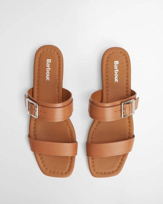 Barbour Brown Louise Sandals