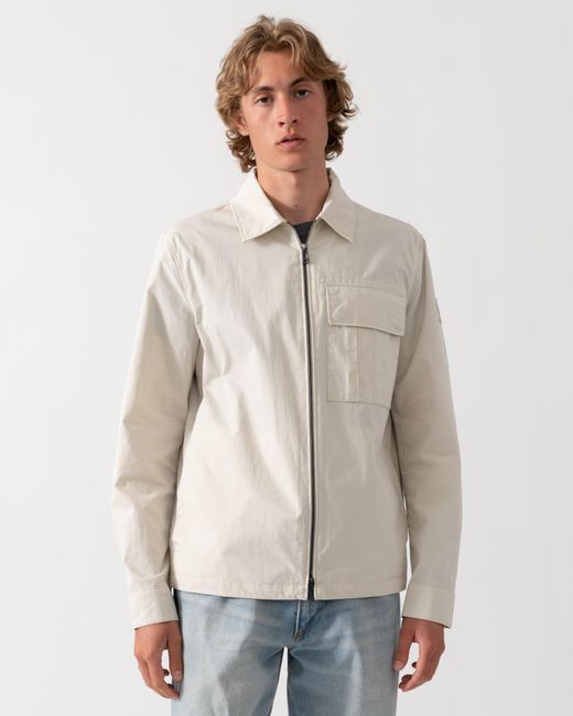 Belstaff Natural Cargo Overshirt for men