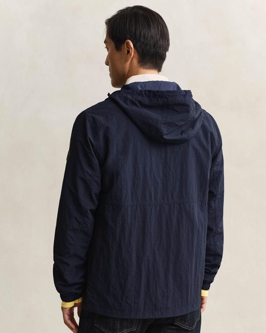 Gant Blue Windbreaker Jacket for men