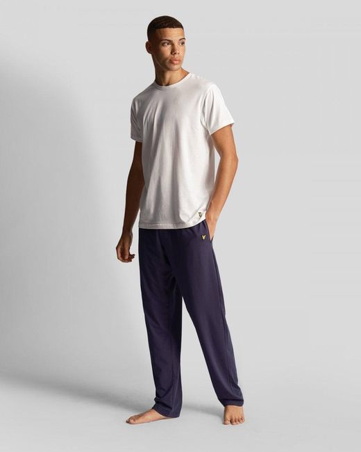 Lyle & Scott Black Basic 3 Pack T-Shirt for men