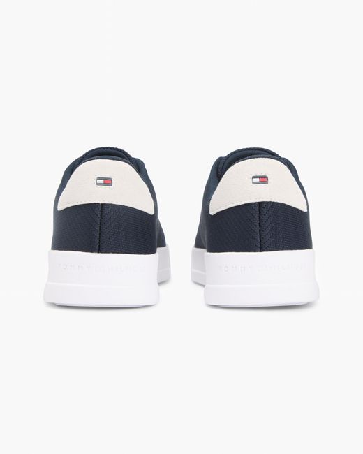 Tommy Hilfiger Blue Th Court Knit Trainers for men