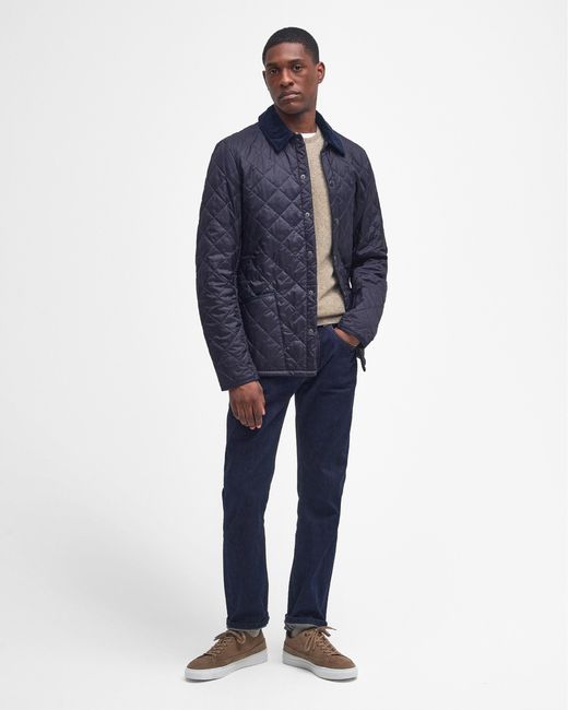 Barbour Blue Heritage Liddesdale Quilt Jacket for men