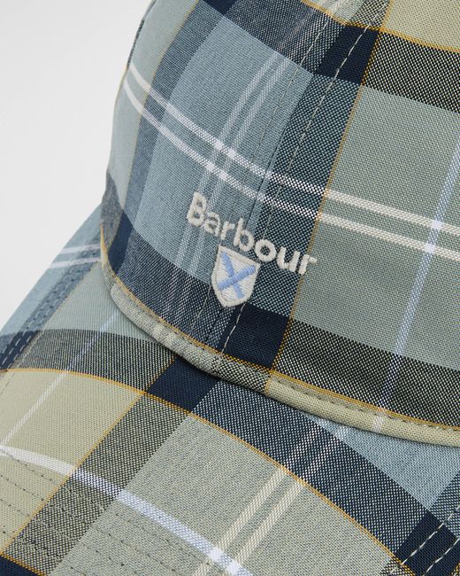 Barbour Blue Tartan Sports Cap for men