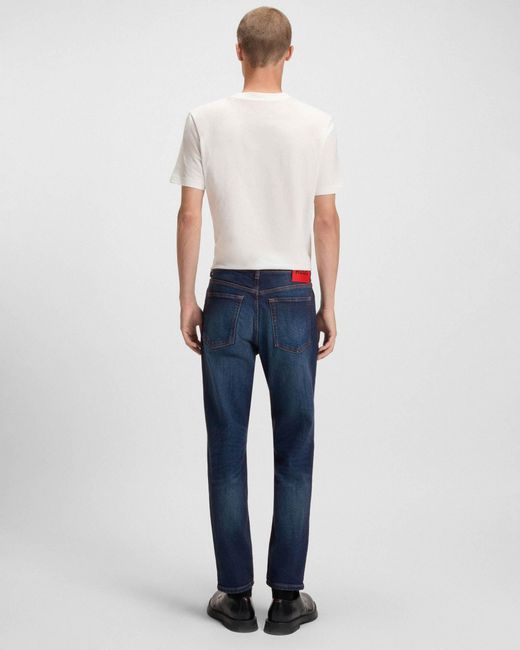 HUGO Blue 634 Tapered-Fit Jeans for men