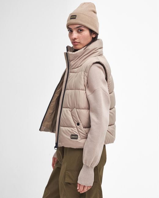 Barbour lightweight padded jacket with hood new arrivals