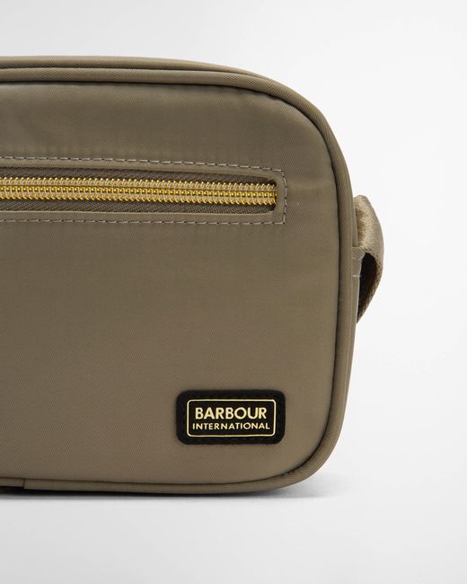 Barbour Gray Qualify Micro Crossbody Bag