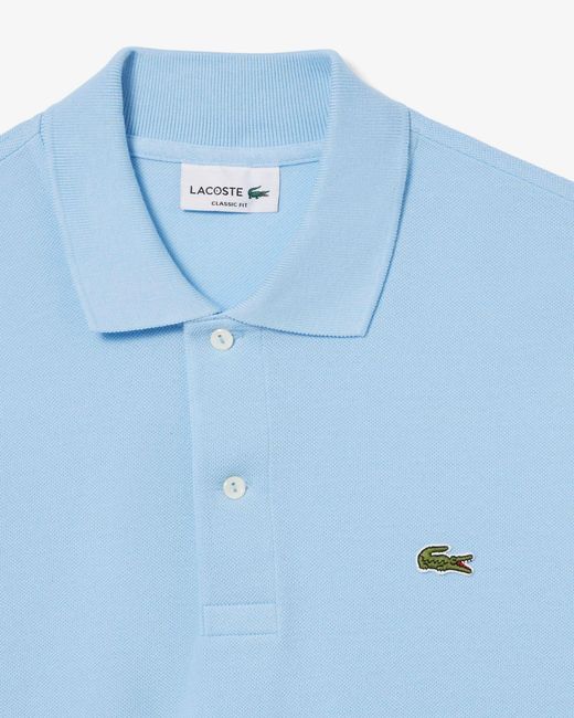 Lacoste Blue Classic Fit L.12.12 Short Sleeve Polo Shirt for men