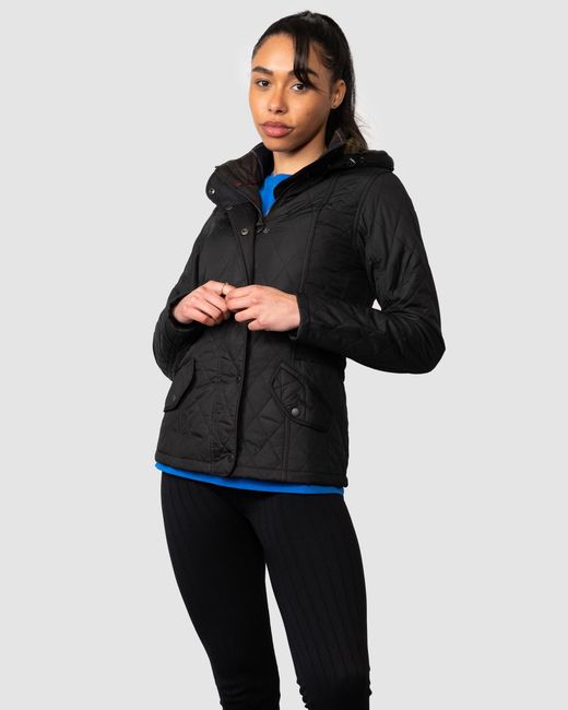 Barbour Black Millfire Quilted Jacket