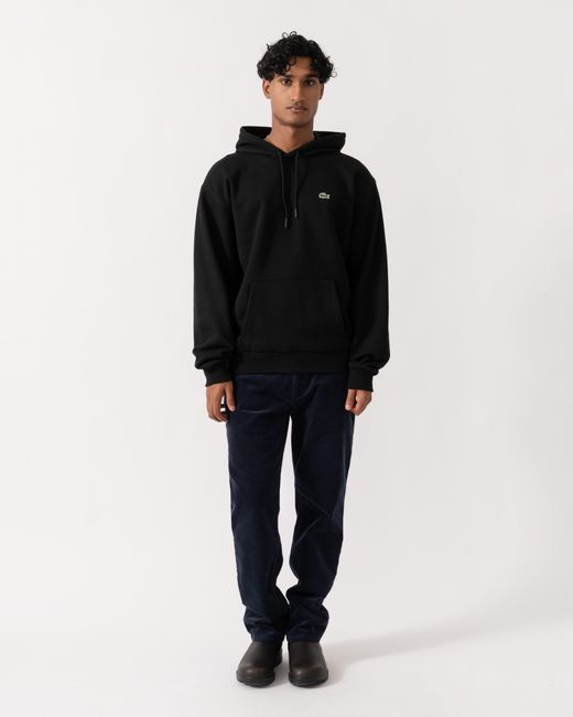Lacoste Black Fleece Classic Fit Hoodie for men