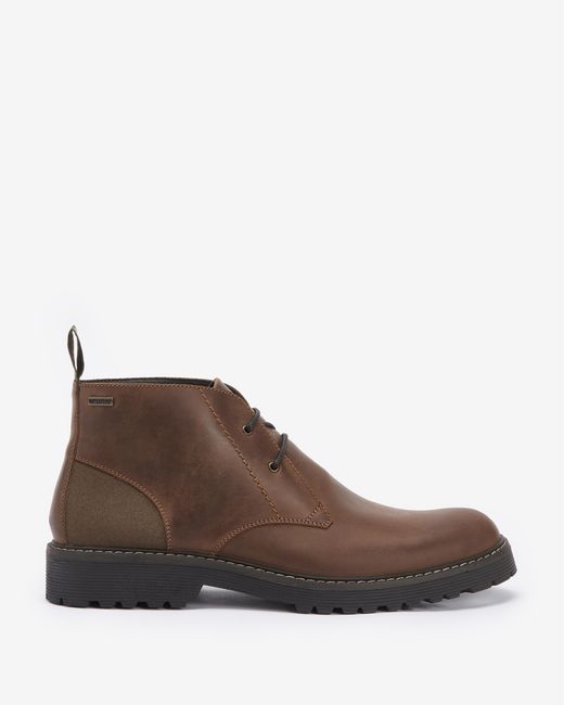 Barbour Brown Maxwell Chukka Boots for men
