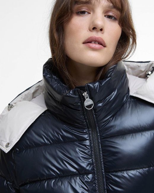 Barbour Blue Della Puffer Jacket
