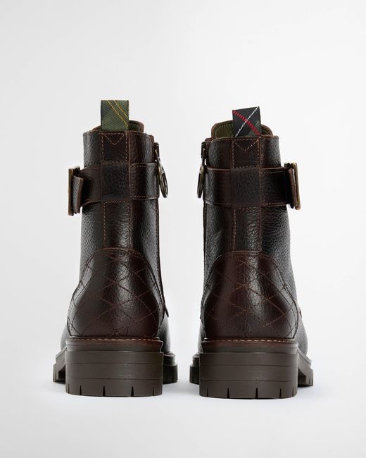 Barbour Black Heidi Lace Up Boot