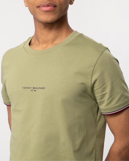 Tommy Hilfiger Green Tommy Logo Tipped for men