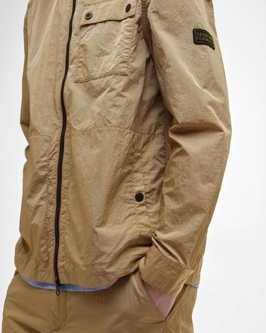 Barbour Blue Inline Overshirt for men