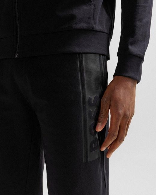 Boss authentic cuffed track cheap pants