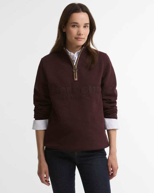 Barbour Purple Sweatshirts