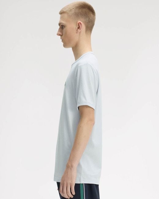 Fred Perry Blue Ringer T-Shirt for men