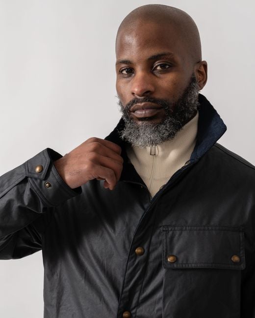 Belstaff Black Ground Jacket for men