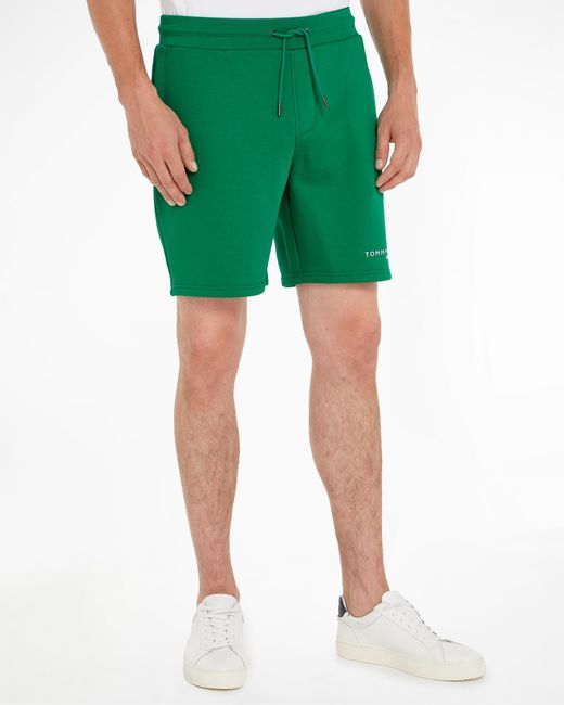 Tommy Hilfiger Green Small Tommy Logo Sweat Shorts for men