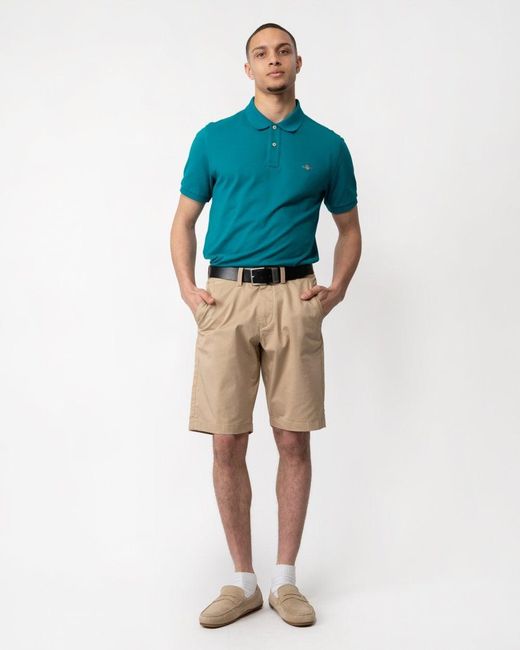 Gant Natural Relaxed Twill Shorts for men