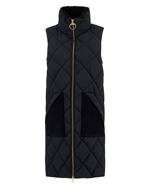 Barbour Black Bernice Puffer Gilet