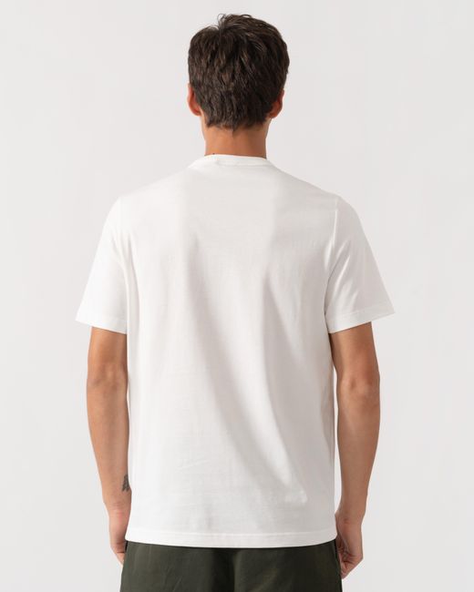 Paul Smith White Ps Smudge Graphic T-Shirt for men